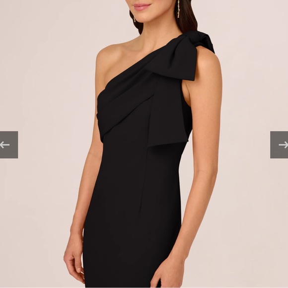 Adrianna Papell One Shoulder Mermaid Gown - Picture 2 of 7